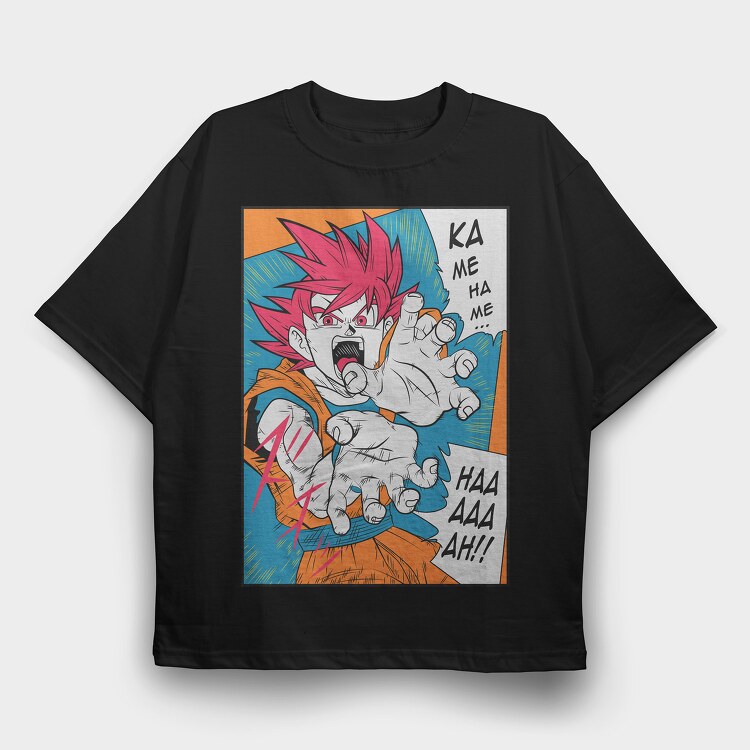 Dragon Ball Z 87, Tricou Oversize Barbati (Unisex)