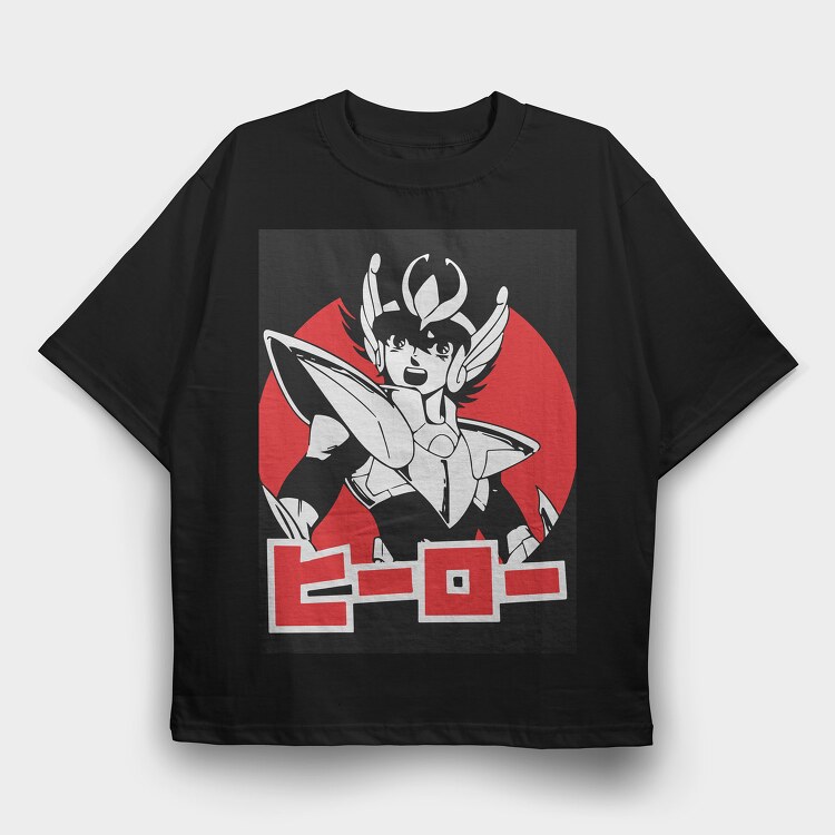 Saint Seiya Knights of the Zodiac 6, Tricou Oversize Barbati (Unisex)