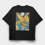 Saint Seiya Knights of the Zodiac, Tricou Oversize Barbati (Unisex)