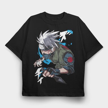 Kakashi Hatake Ex, Tricou Oversize Barbati (Unisex)