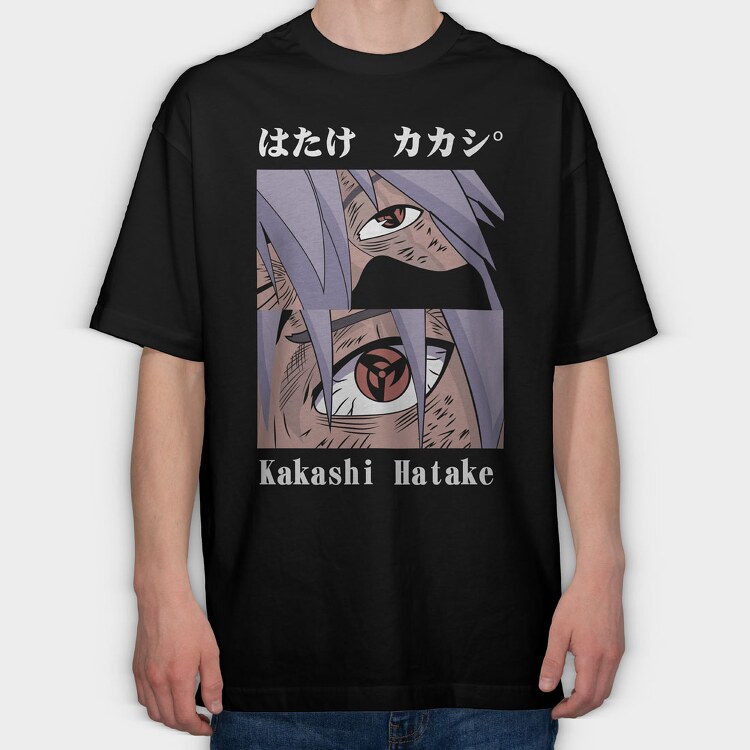 Kakashi Hatake, Tricou Oversize Barbati (Unisex)
