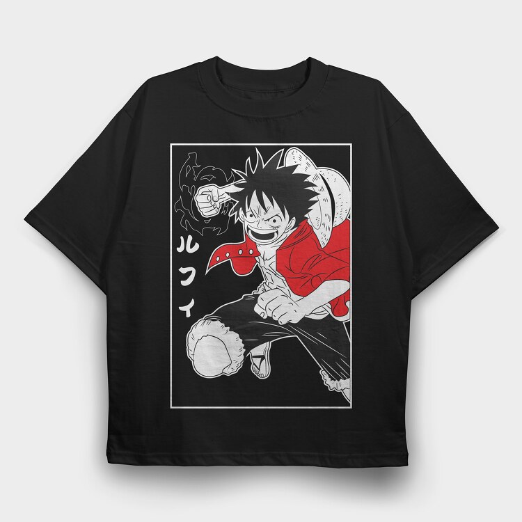 One Piece 65, Tricou Oversize Barbati (Unisex)
