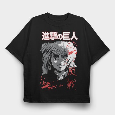 Attack on Titan 34, Tricou Oversize Barbati (Unisex)
