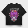 Menacing Gengar Pokemon, Tricou Oversize Barbati (Unisex)