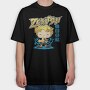 Funko Anime Demon Slayer Zenitsu, Tricou Oversize Barbati (Unisex)