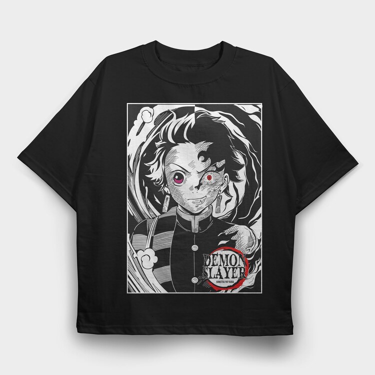 Demon Slayer 9, Tricou Oversize Barbati (Unisex)