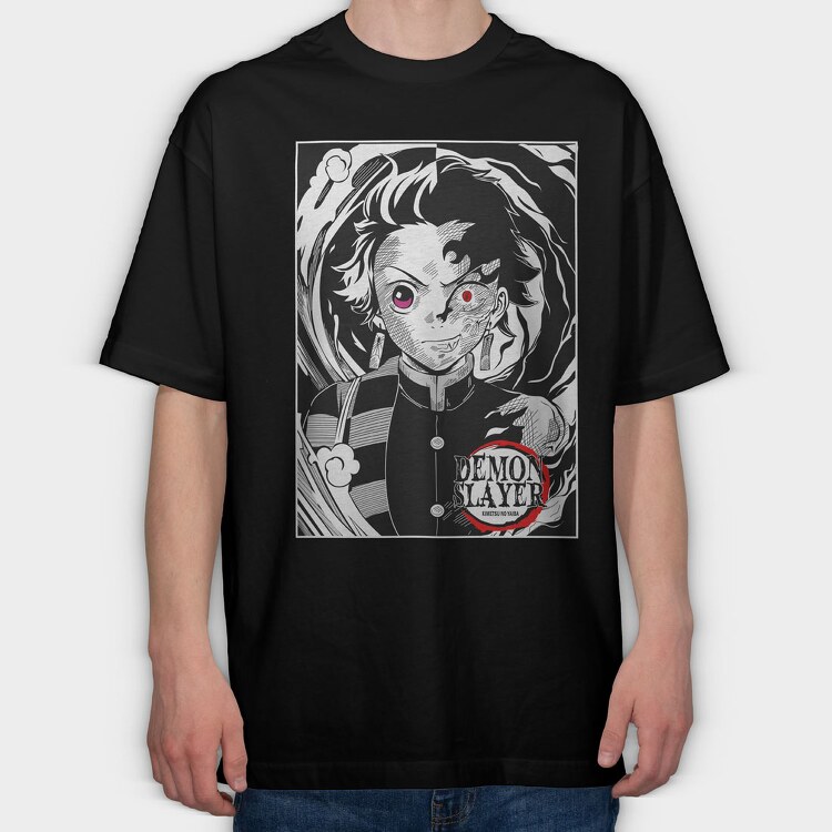 Demon Slayer 9, Tricou Oversize Barbati (Unisex)