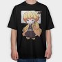 Demon Slayer Pillow 6, Tricou Oversize Barbati (Unisex)