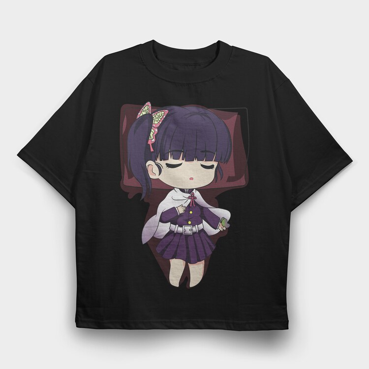 Demon Slayer Pillow 8, Tricou Oversize Barbati (Unisex)