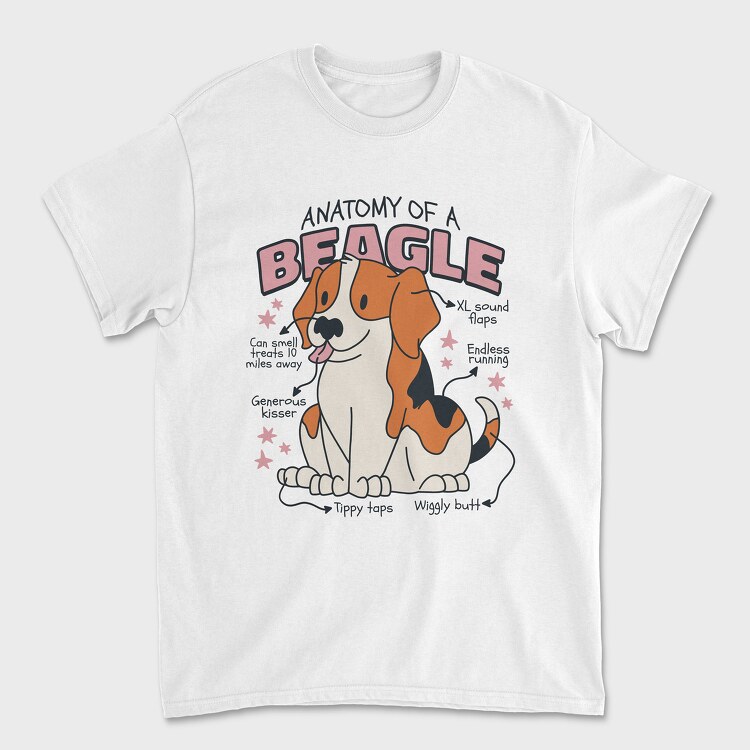 Anatomy of a Beagle, Tricou Barbati (Unisex)