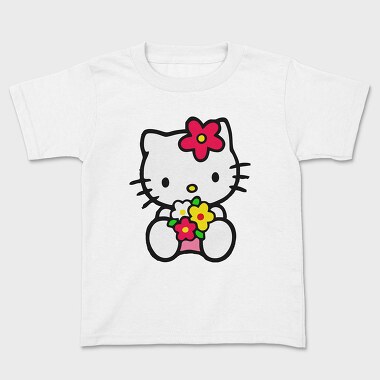 Cartoon Retro Hello Kitty 4, Tricou Copii