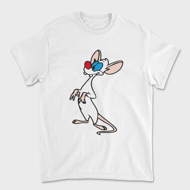 Cartoon Retro Pinky and Cerebro 5, Tricou Barbati (Unisex)