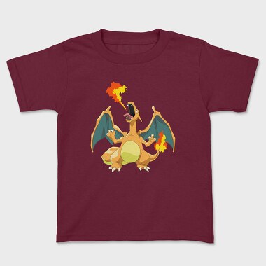 Cartoon Retro Pokemon 6, Tricou Copii