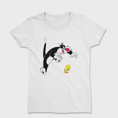 Cartoon Retro Silvestre 1, Tricou Femei