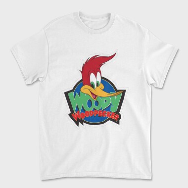 Cartoon Retro Woody Woodpecker 3, Tricou Barbati (Unisex)