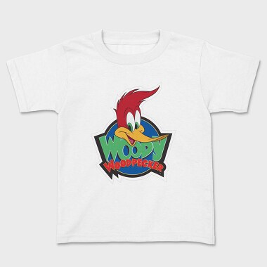 Cartoon Retro Woody Woodpecker 3, Tricou Copii