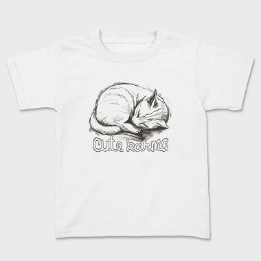 Cat Karma Sketch, Tricou Copii