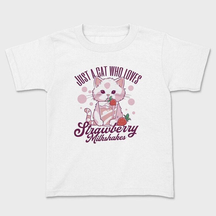 Cat Strawberry Milkshake, Tricou Copii