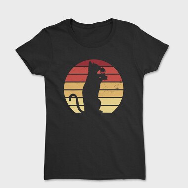 Cat Wine Sunset, Tricou Femei