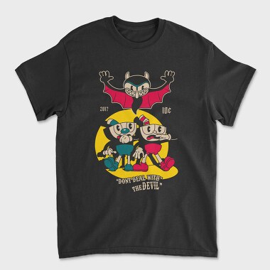 Cuphead 1, Tricou Barbati (Unisex)