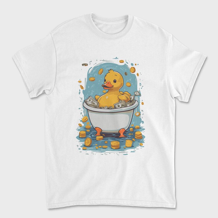 Duck Money Cartoon, Tricou Barbati (Unisex)