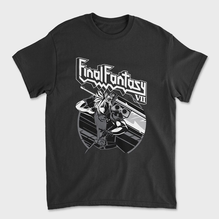 Final Fantasy 7, Tricou Barbati (Unisex)