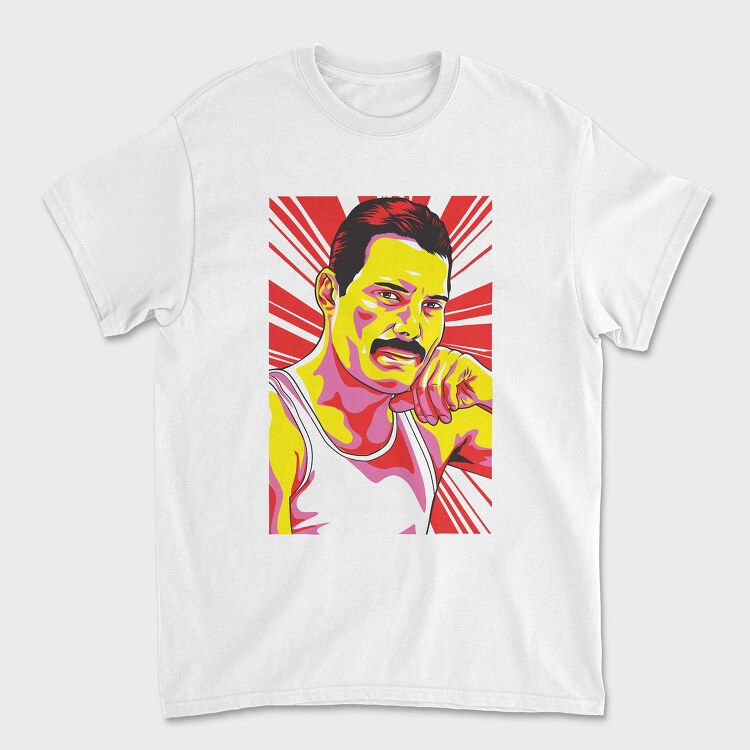 Freddie Mercury 3, Tricou Barbati (Unisex)