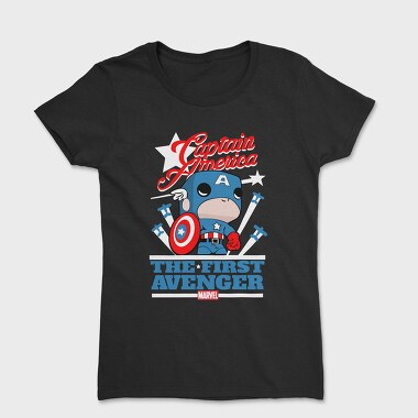 Funko Marvel captain america, Tricou Femei