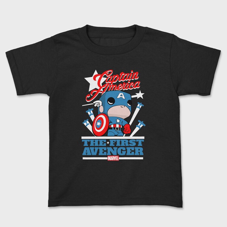 Funko Marvel captain america, Tricou Copii