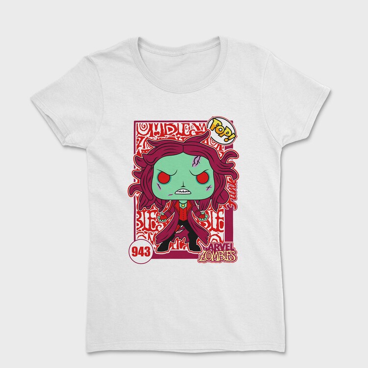 Funko Marvel Zombies Scarlet Witch, Tricou Femei