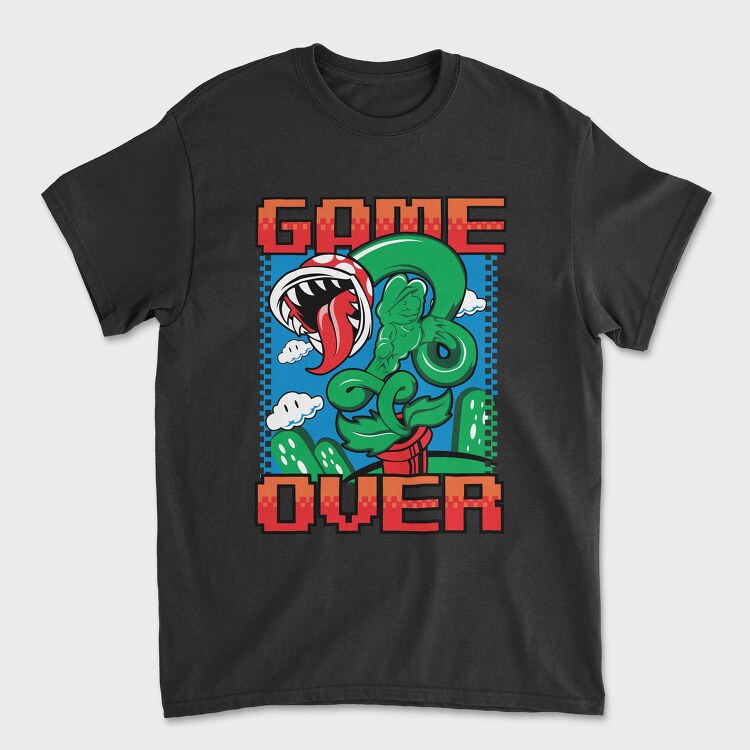 Game Over Mario Bros, Tricou Barbati (Unisex)