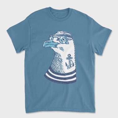 Hipster Seagull, Tricou Barbati (Unisex)