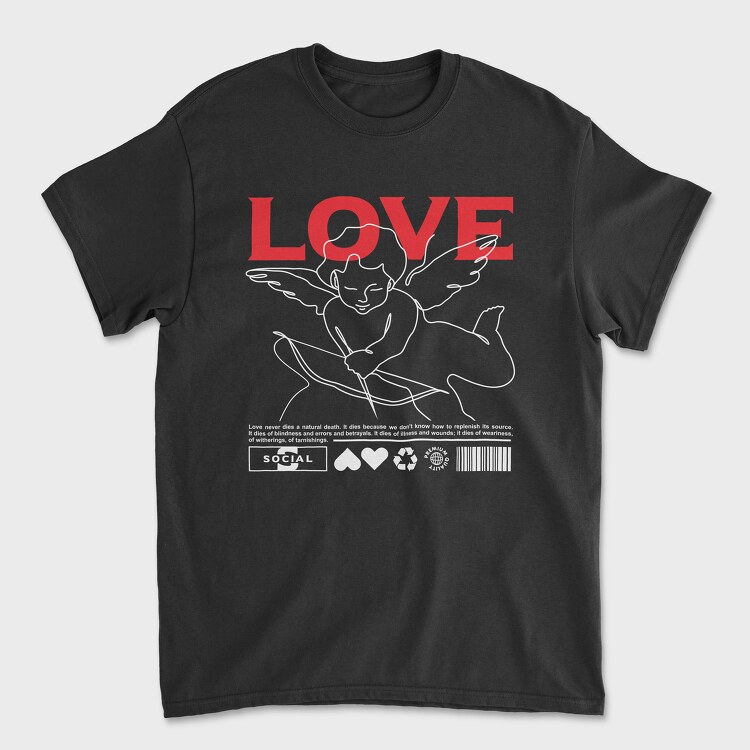 Love 2, Tricou Barbati (Unisex)