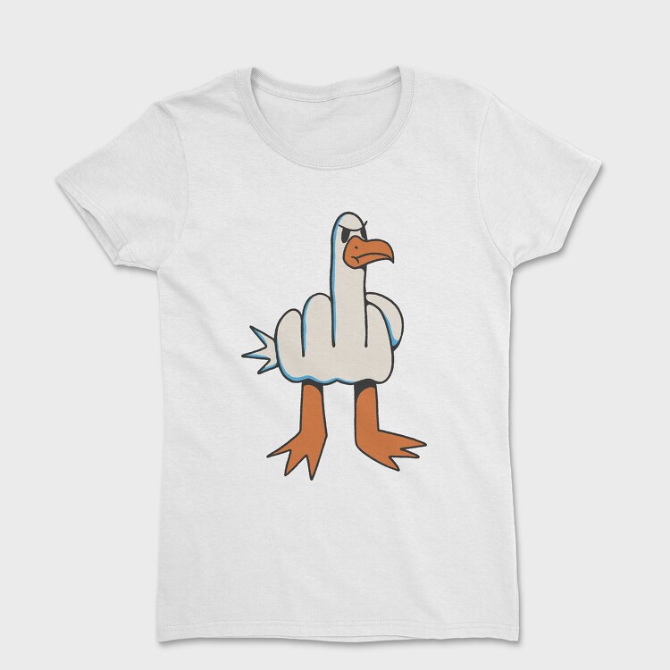 Middle Finger Seagull, Tricou Femei