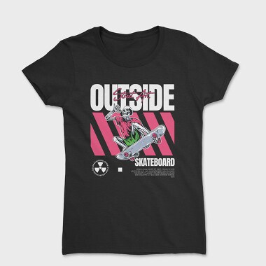 Outside Skateboard 1, Tricou Femei