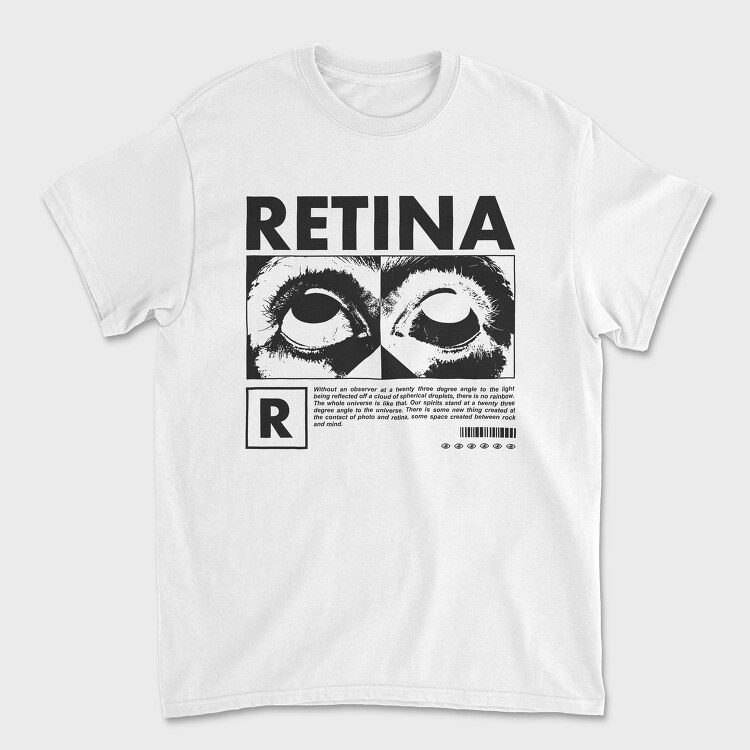 Retina 1, Tricou Barbati (Unisex)