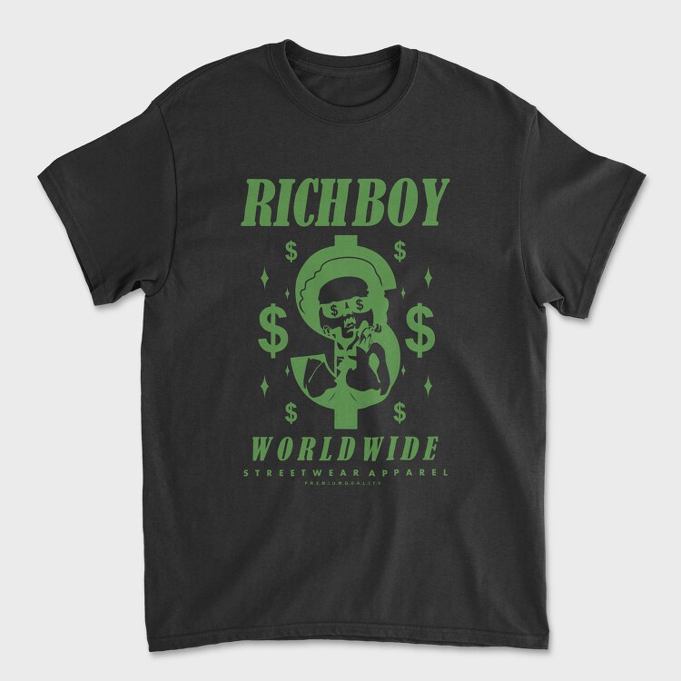 Richboy 2, Tricou Barbati (Unisex)