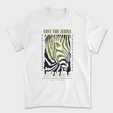 Save The Zebra 2, Tricou Barbati (Unisex)