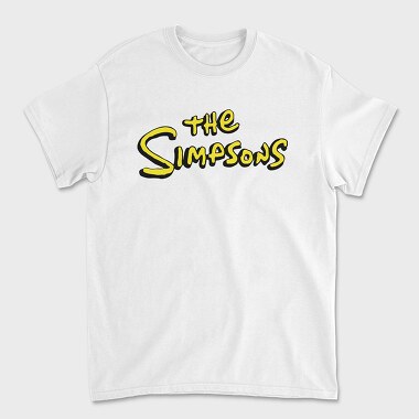 Simpsons Logo, Tricou Barbati (Unisex)