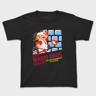 Super Mario Bros Nintendo, Tricou Copii