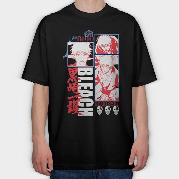 Bleach 2, Tricou Oversize Barbati (Unisex)
