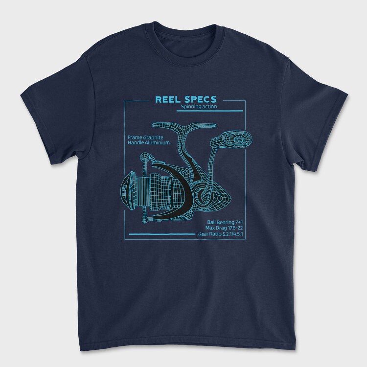 Tech Reel Diagram, Tricou Barbati (Unisex)