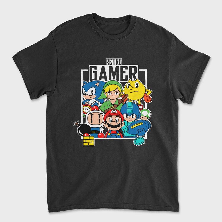 Video Game Multi Characters, Tricou Barbati (Unisex)