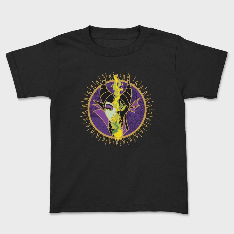 Villanas Disney Malefica B, Tricou Copii