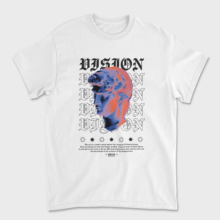 Vision 1, Tricou Barbati (Unisex)