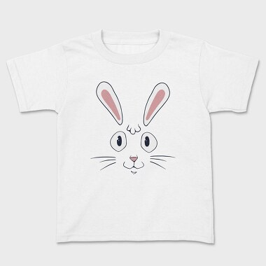 Easter Rabbit Face, Tricou Copii