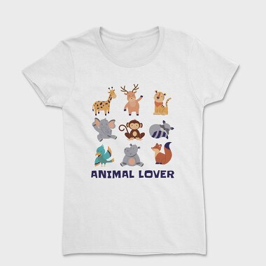 Animal Lover Cartoons, Tricou Femei