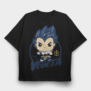 Funko Anime Vegeta Drangon Ball Z, Tricou Oversize Barbati (Unisex)