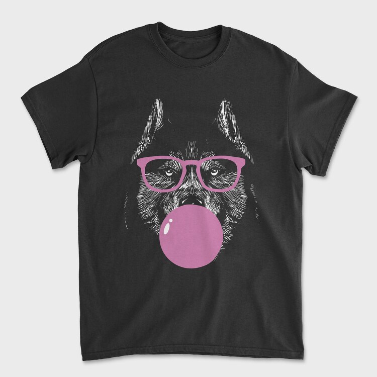 Husky Sungalsses Bubblegum Monochrome, Tricou Barbati (Unisex)