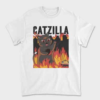 Catzilla, Tricou Barbati (Unisex)